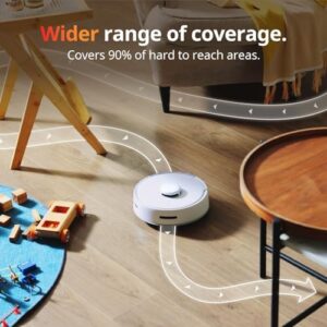 Discover the SwitchBot K10+ Mini Robot Vacuum Cleaner, a powerful and quiet robot hoover that covers 70 days on a single charge. Custom cleaning and LiDAR navigation ensure a thorough clean, while Alexa compatibility makes control easy.