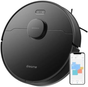Here is the meta description:

"Effortlessly clean your home with the DREAME D9 Max Robot Vacuum, featuring 4000Pa suction and a 2-in-1 design for pet hair and hard floors. Perfect for busy households, it self-charges and integrates with Alexa or apps."