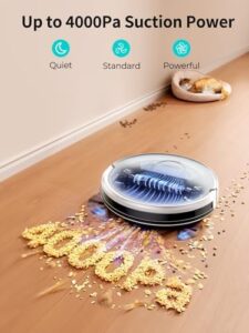 Explore smart cleaning with the J10 Robotic Vacuum, featuring 4000Pa suction, auto carpet boost and 3-in-1 sweep/vacuum/mop functionality. Perfect for pet hair and hard floors.