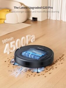 Here is the generated SEO meta description:

"Revolutionize cleaning with HONITURE's robot vacuum and mop combo. 4500Pa suction, auto carpet boost, and WiFi control make it perfect for pet hair and hard floors. Get a great deal on this top-rated robot hoover!"