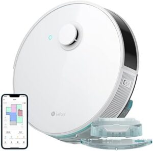 Discover the Lefant N3 Robot Vacuum Cleaner with Mop, featuring room mapping, laser detection, and smart obstacle avoidance. Effortlessly clean your home with precise customization and Alexa/Google Home control.