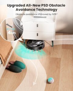 "Effortlessly clean your home with the Lefant M320 robot vacuum cleaner. 6000Pa strong suction, thin design, and up to 200 minutes of constant cleaning. Ideal for pet hair and Alexa voice control."