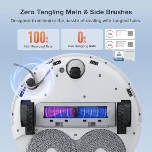 "Revolutionize your cleaning routine with the Roborock Qrevo Master Robot Vacuum Cleaner, featuring 10,000Pa suction, reactive AI obstacle avoidance and auto mopping & drying. Perfect for all floor types."