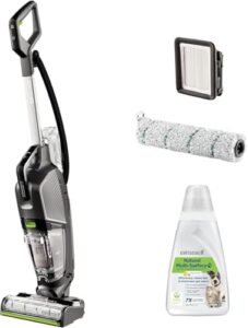 Boost your cleaning routine with the BISSELL CrossWave HydroSteam PET, a versatile vacuum and mop that effortlessly dries floors. Perfect for pet owners, this device features multi-surface cleaning and steam function, all at an affordable price.
