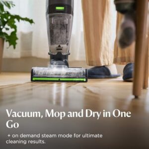 Boost your cleaning routine with the BISSELL CrossWave HydroSteam PET, a versatile vacuum and mop that effortlessly dries floors. Perfect for pet owners, this device features multi-surface cleaning and steam function, all at an affordable price.