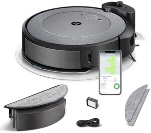Here is the optimized SEO meta description:

"Discover a smarter way to clean with iRobot Roomba Combo i5 Robot Vacuum & Mop. Ideal for pet hair, carpets, and hard floors, this innovative device maps out your space and personalizes cleaning for a flawless finish."