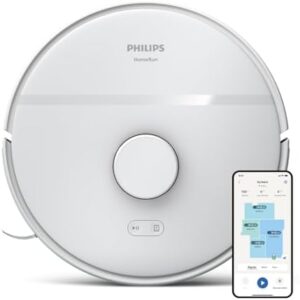 Upgrade your cleaning routine with the Philips HomeRun 2000 series, a 2-in-1 robot vacuum and mop featuring 2700 Pa suction, 130-minute runtime, and app control. Perfect for busy homes, now with carpet boost and laser navigation.