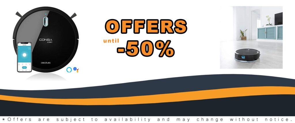 Cecotec Conga 1090 Connected Force APP Robot Vacuum Cleaner