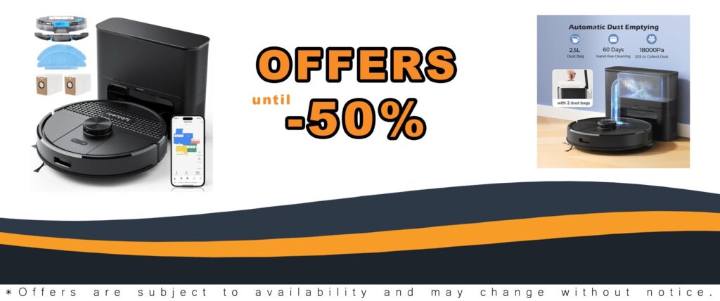 Lubluelu Robot Vacuum with Mop Self Emptying Station WiFi App Alexa