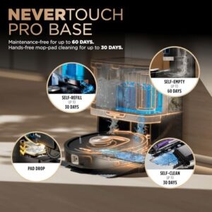 "Upgrade your cleaning routine with the Shark PowerDetect 2-in-1 Robot Vacuum & Mop, featuring self-empty, refill and clean capabilities, plus Wi-Fi, app and Alexa control. Perfect for pet owners and busy households."