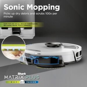 Revolutionize your cleaning routine with the Shark Matrix Plus 2-in-1 robot vacuum and mop. Features LiDAR mapping, edge cleaning, and pet hair removal for carpet, hard floors, and more. Up to 30% off now!