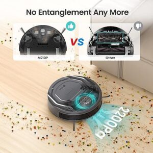Transform your cleaning routine with the Lefant M210P Grey Robot Vacuum Cleaner, featuring 2200 Pa suction power and Alexa voice control for seamless navigation. Perfect for pet owners and those with hard floors and carpets.