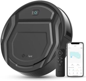 Here is the optimized SEO meta description:

"Revolutionize your cleaning routine with Lefant's M210P robot vacuum, featuring Alexa voice control and self-charging. Perfect for pet hair and hard floors, this 7.8cm thin device has a 28cm diameter. Get ready to enjoy hassle-free cleaning!"