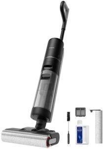 Here is the meta description:

"Effortlessly clean hard floors with the Dreame H12 Pro, featuring cordless vacuum and mop functionality, hot air drying, and edge-to-edge cleaning. Perfect for everyday use and a great value."