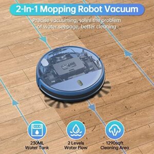 Discover the ultimate pet hair solution with this robot vacuum and mop combo. Strong 1400Pa suction, 230ML water tank, and compatible with Alexa/App/Google Assistant for easy control. Perfect for hard floors and low pile carpet. Order now and save on your new favorite cleaning companion! (146 characters)