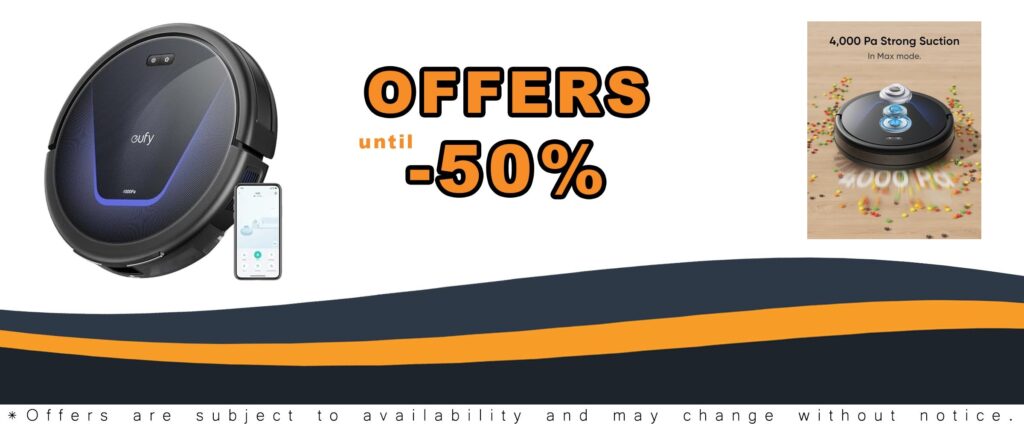 eufy G50 Robot Vacuum Cleaner Strong Suction Pet Hair Friendly