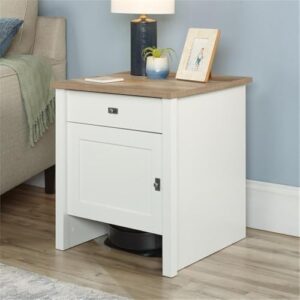 Discover storage and style with Sauder Homeplus robot vacuum cabinet, perfect for living rooms and bedrooms. Soft white finish complements any decor, featuring 2 shelves and compact design.