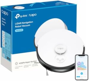 Here is the generated meta description:

"Powerful 4200Pa suction robot vacuum for quiet and efficient cleaning of hard floors to carpets, self-charging and compatible with Alexa & Google, perfect for busy homes!"