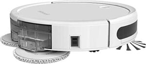 Here is the generated SEO meta description:

"Effortlessly clean hard floors and carpets with this 2-in-1 BISSELL SpinWave Robot, featuring app control, 130 minutes battery life, and Alexa compatibility. Compact design perfect for small spaces."
