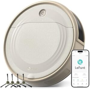 Here is the optimized meta description:

"Effortlessly clean your home with the Lefant M310 robot vacuum cleaner, featuring 4500Pa suction power, obstacle avoidance and self-charging. Up to 160 minutes of cleaning time, brushless motor and Alexa compatibility."