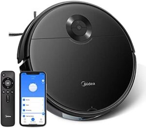 Here is the optimized SEO meta description:

"Effortlessly clean your home with Midea's Robot Vacuum VCR09B, featuring 4000 Pa high suction motor power, Wi-Fi control and up to 100min runtime. Perfect for busy households."