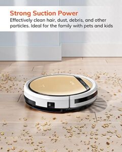 Discover the ILIFE V5s Plus Robot Vacuum and Mop Combo, featuring 2.4G Wi-Fi/App/Alexa connectivity, self-charging, and quiet operation for hard floors, carpets, and pet hair removal.