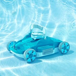 "Effortlessly clean your pool with the Bestway AquaTronix G200 robot vacuum, featuring advanced navigation and 3-stage cleaning for a sparkling outcome. Save time and money - no more manual scooping!"