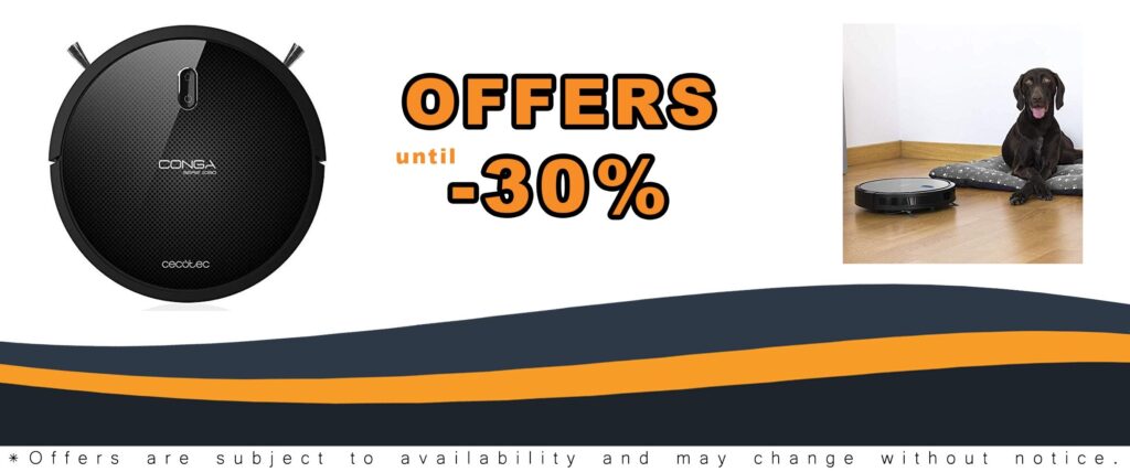 Cecotec Conga Robot Hoover Black - Efficient Cleaning Assistant