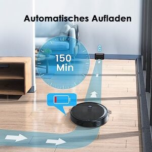 Explore the power of cleaning with the Thamtu Robot Vacuum & Mop Combo, featuring 100-minute runtime, voice control, and ultra-thin design for pet hair and medium-pile carpets.