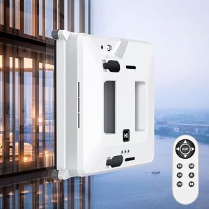 Here is the output:

"Revolutionize high-rise window cleaning with QJJML's robotic vacuum, featuring double auto sprinklers and 6.5cm ultra-thin design for effortless glass, tile, and bathroom cleaning - discounted prices available!"