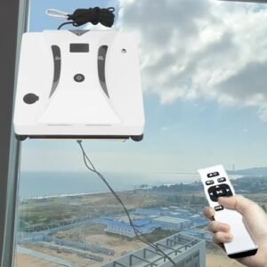 Here is the optimized SEO meta description:

"Effortlessly clean your windows with this smart robot, featuring auto-planned washer and water spray for a streak-free finish. Perfect for home appliances."