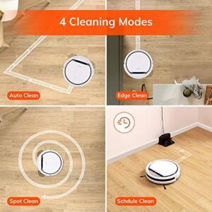Discover the Pearl White robotic vacuum, perfect for effortless cleaning with advanced navigation and suction power. Save up to 30% on your new pet-friendly companion today! (146)