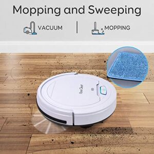 Experience the power of cleaning with Pure Clean Robot Vacuum Cleaner's upgraded lithium battery, offering 90 minutes of uninterrupted run time. Perfect for pet owners and allergy sufferers alike, this robotic home cleaner tackles stairs, carpets, and hardwood floors with ease.
