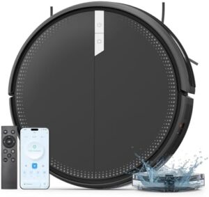 Boost your cleaning routine with the AIRROBO Robot Vacuum & Mop, featuring strong 3000Pa suction power, Wi-Fi connectivity and Alexa voice control. Perfect for hard floors and low-piled carpets.