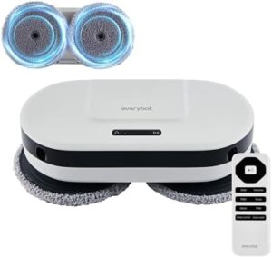 Upgrade your cleaning experience with the EVERYBOT New Edge2 Robot Mop, featuring a spin mop design and wheel-less solution for effortless floor cleaning. Quiet operation and simple control ensure a efficient and noise-free cleaning process.