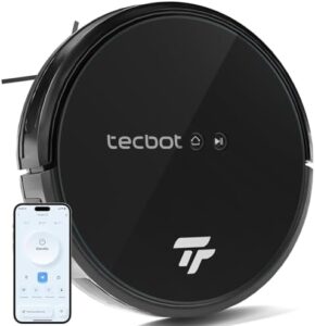 Here is a meta description optimized for WordPress Yoast SEO:

"Effortlessly clean your home with the TECBOT S1 robot vacuum cleaner in black, perfect for pet owners and those short on time, with advanced navigation and quiet operation."
