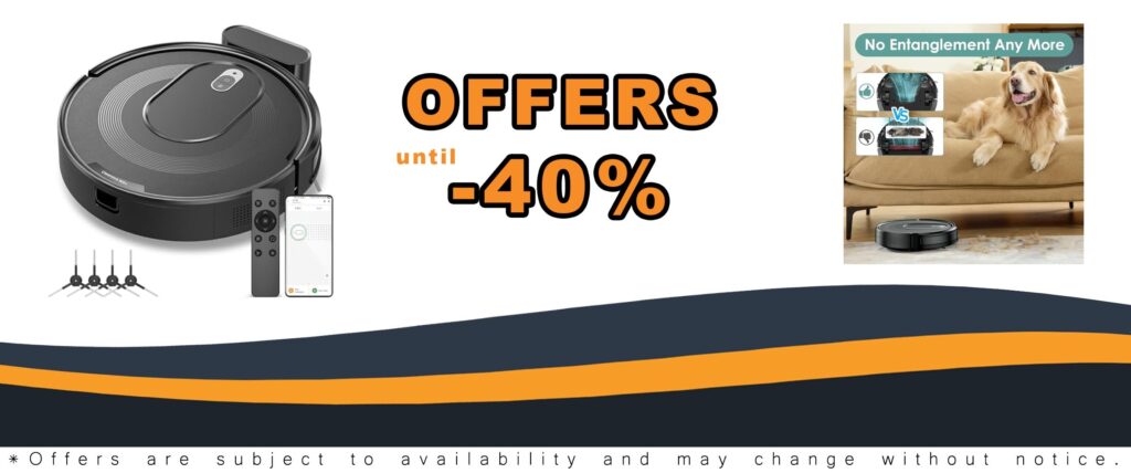 W6 Robot Vacuum Cleaner 2800Pa Suction Large Capacity Runtime Self-Charging Slim Robotic Vacuums