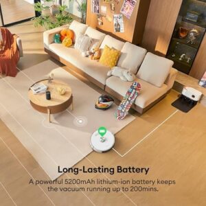 "Revolutionize your cleaning routine with the Ultenic Robot Vacuum Cleaner featuring 250mins runtime, scheduled cleaning, and self-empty dock. Ideal for pet owners, this powerful cleaner tackles floor, carpet, and pet hair with ease."