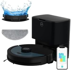 Here is the meta description:

"Revolutionize your cleaning routine with the Hoover HG4 Hydro Pro Robot Vacuum & Mopping Cleaner, featuring 4000Pa suction, laser navigation, and self-emptying base. Perfect for pet owners and busy households, with customizable home map."