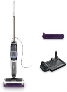 Discover the SteamPickUp 3-in-1 Steam Mop for easy chemical-free cleaning on hard floors. Cleans and separates wet and dry debris, with extra brush-roll, storage dock, and holder included.
