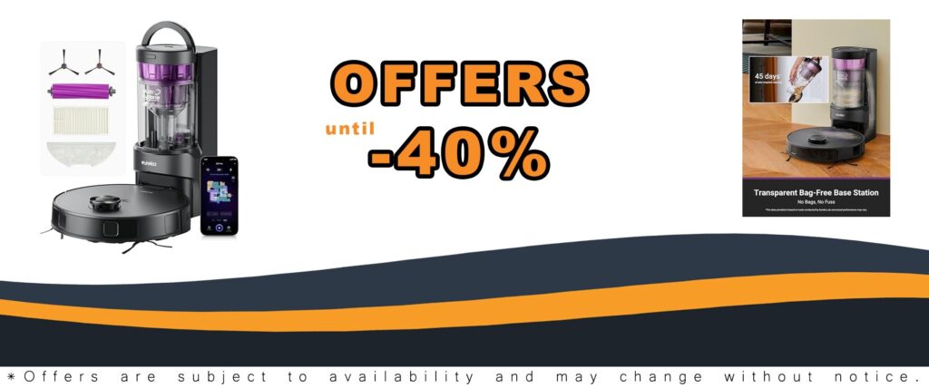 E20 Plus Robot Vacuum Cleaner with Bagless Self Emptying Station 8000Pa Robotic Vacuum Mop 45 Day Hands Free Cleaning AI 3D Obstacle Avoidance