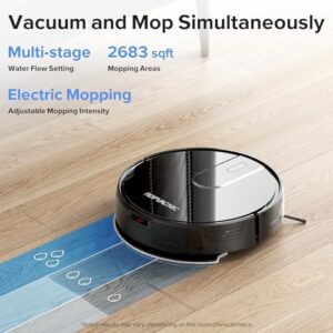Here is the generated meta description:

"Powerful robot vacuum and mop combo with 4000Pa suction, custom cleaning settings, self-charge and advanced obstacle avoidance. Efficiently clean your home with ease."