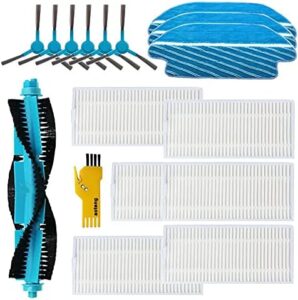 Upgrade your Cecotec Conga 2090 robot vacuum cleaner with authentic replacement accessories, including main brush, filter, side brush, and mop cloth. Perfect maintenance for a flawless cleaning experience.