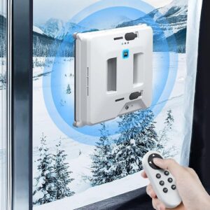 Here is the meta description:

"Revolutionize your cleaning routine with CHHMAELOVE's intelligent window cleaner robot. Featuring 3000Pa suction and dual mode for wet or dry surfaces, this quiet robotic cleaner comes with 4 mop pads and remote control."