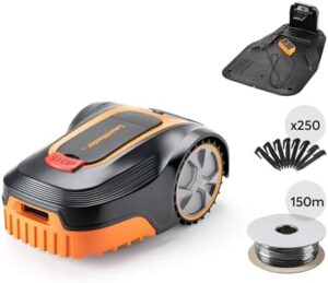 Discover the LawnMaster L10 Robotic Lawnmower, featuring automatic mowing and charging, perfect for lawns up to 400m² with adjustable cut height. Ideal for effortless lawn care.