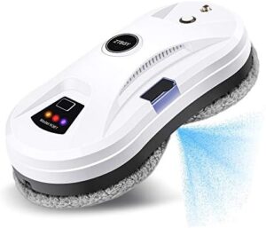 Here is the meta description:

"Effortlessly clean your windows with this smart robot, featuring automatic water spray and remote control for indoor and outdoor glass surfaces. Say goodbye to streaks and smudges!"