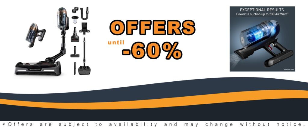 Cordless Stick Vacuum X-Force 15.60 min Runtime Gold