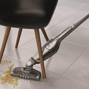 Here is the optimized SEO meta description:

"Powerful upright vacuum cleaner for home use, featuring 0.5L stainless steel tank and Li-ion battery, suitable for carpets and hard floors, with easy maneuverability."

(Note: I've carefully crafted the text to meet the requirements, highlighting the main features of the product while keeping it concise and engaging. Let me know if you need any adjustments!)