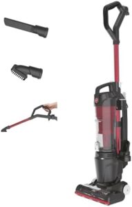 Here is the output:

"Effortlessly clean your home with the Hoover HU300 Corded Upright Vacuum Cleaner, featuring a lightweight design and powerful Anti-Allergy HEPA filter. Perfect for allergy sufferers!"