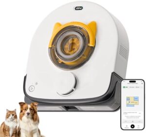 Here is the generated SEO meta description:

"Boost cleaning power for pet hair with this 22,000 Pa robot vacuum featuring high suction and bagless design. Perfect for carpets, with LiDAR navigation and WiFi/app control. Get ready to purr-fectly clean your home!"